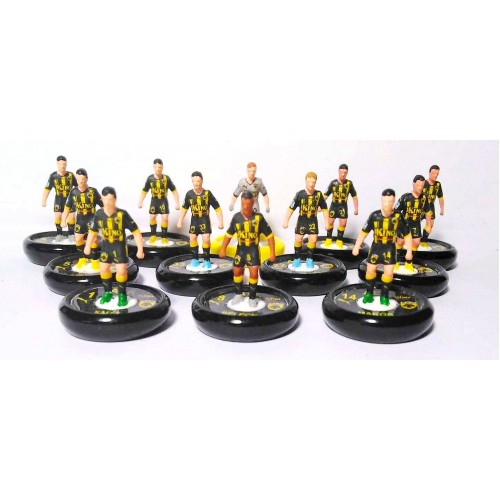 Subbuteo Andrew Table Soccer AEK Athens 2011-12  away kit on WSB Professional bases